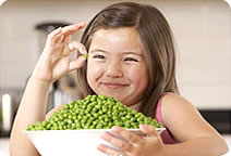 Girl With Peas